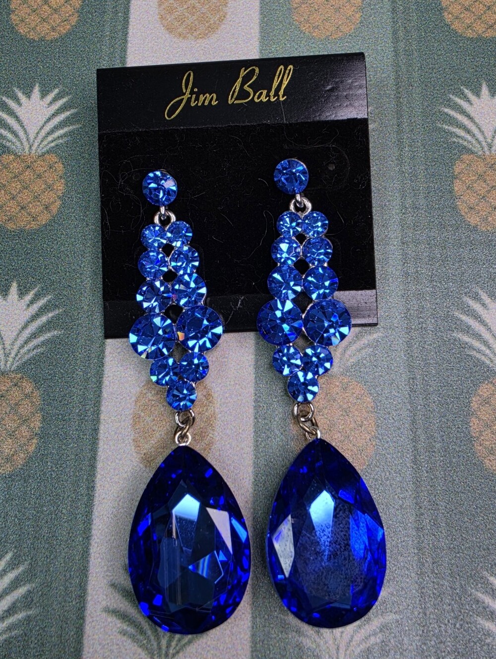 Jim Ball Crystal Earrings